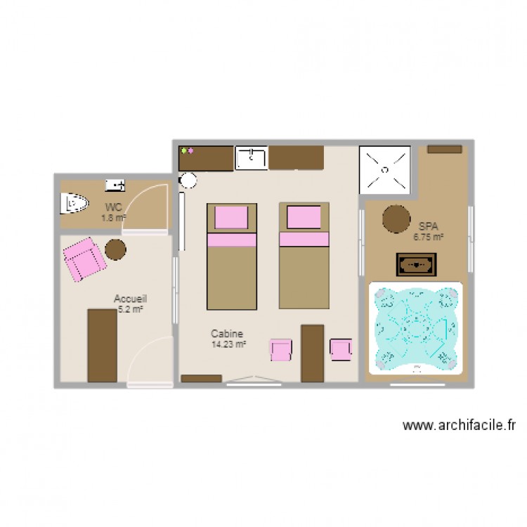 Institut Coralie. Plan de 0 pièce et 0 m2