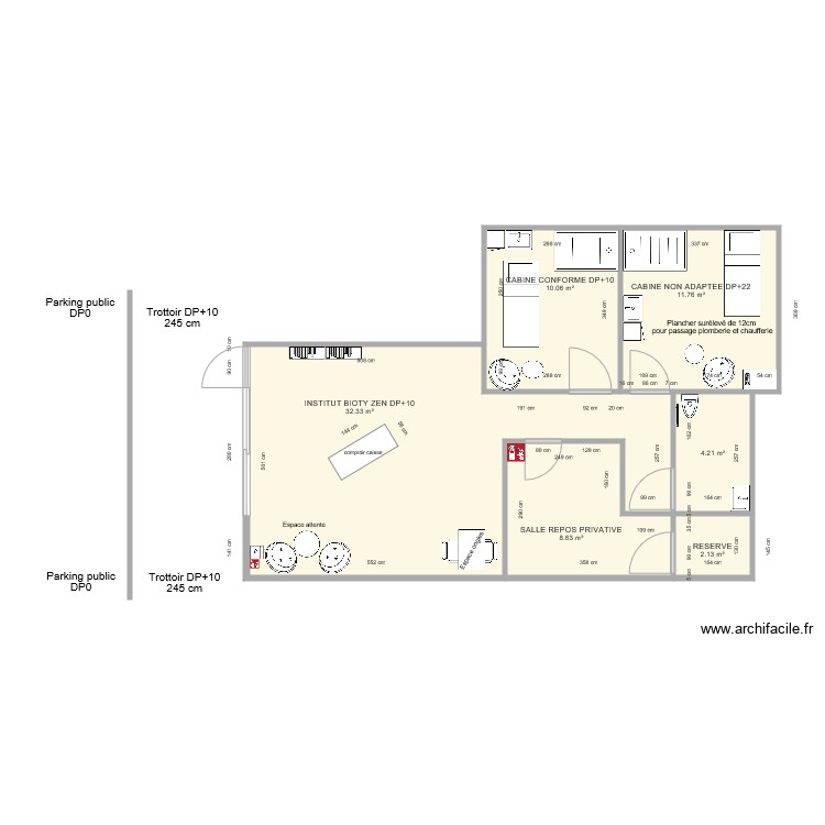 BIOTY ZEN APRES TRAVAUX. Plan de 0 pièce et 0 m2