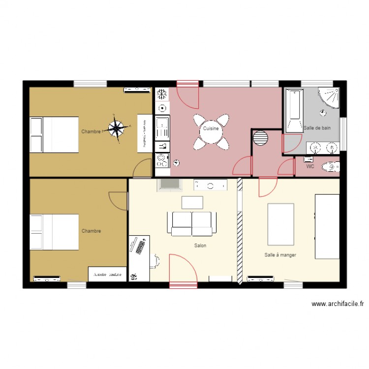 plan projeté 2. Plan de 0 pièce et 0 m2