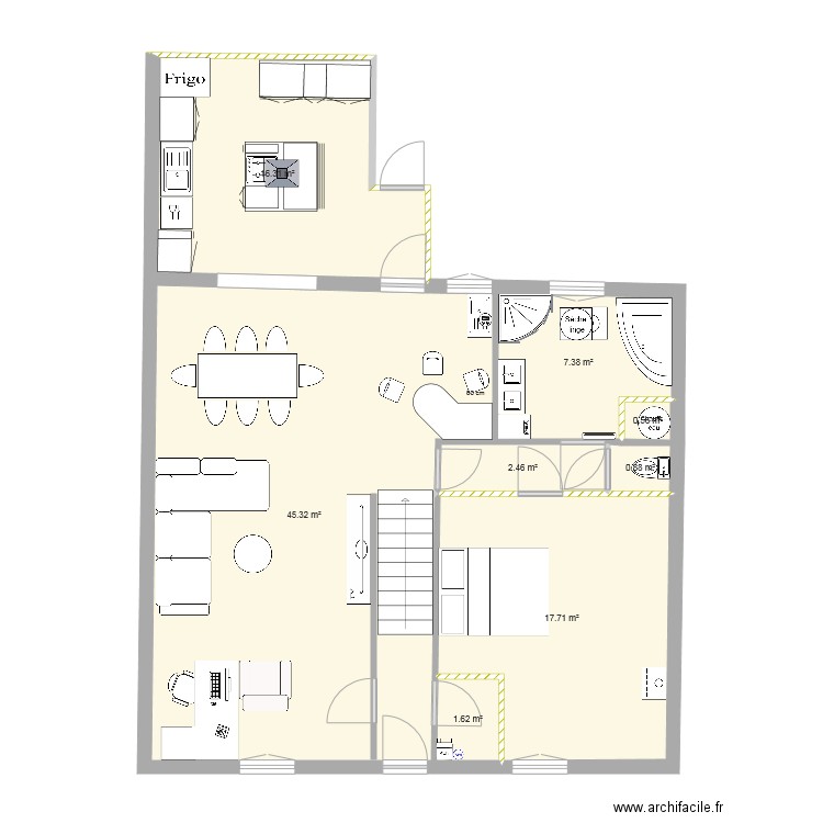 sanguille amenagé3. Plan de 0 pièce et 0 m2