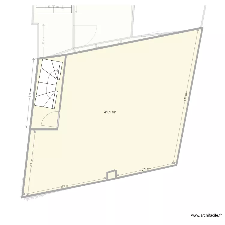 Maison Sophie Mont de Marsan. Plan de 