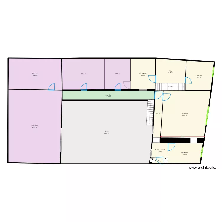 Lerné ETAGE 1. Plan de Lerné ETAGE 1. Plan de