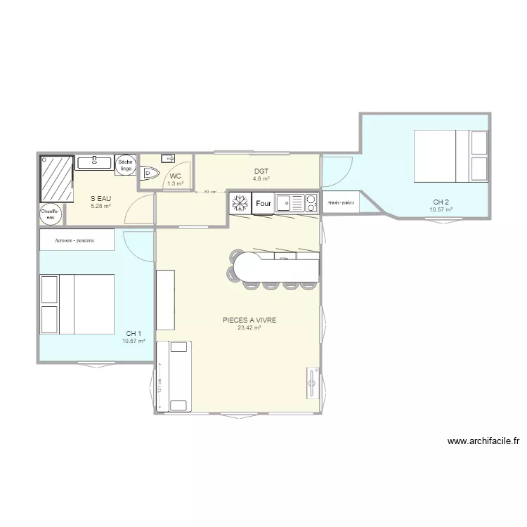 VILLA LA CHAUMIERE ESQ 2. Plan de 