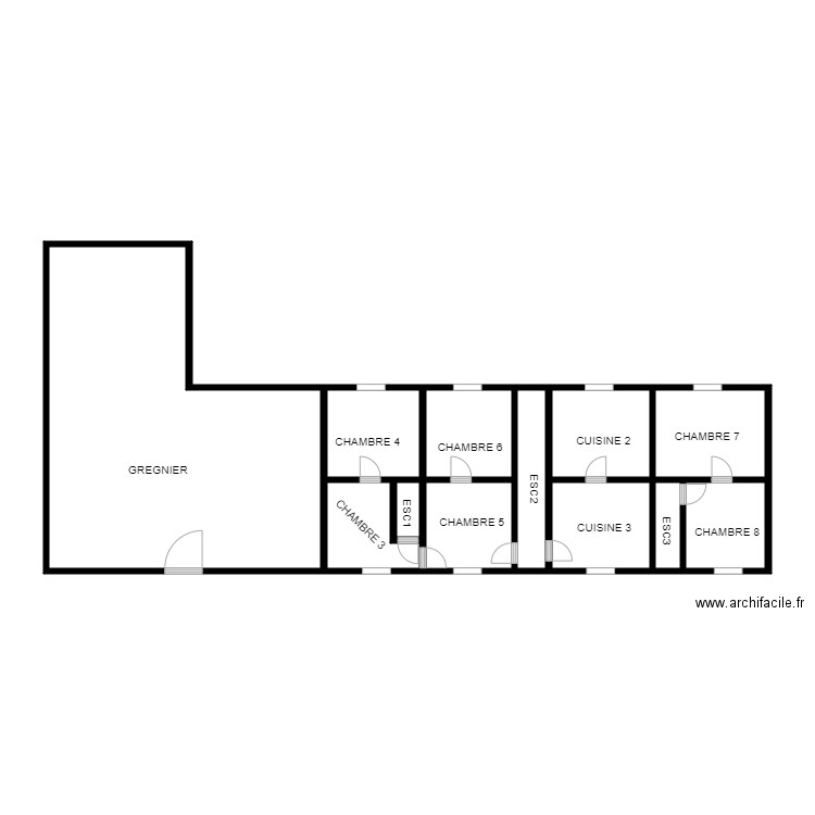 ST REMY ETAGE . Plan de 0 pièce et 0 m2