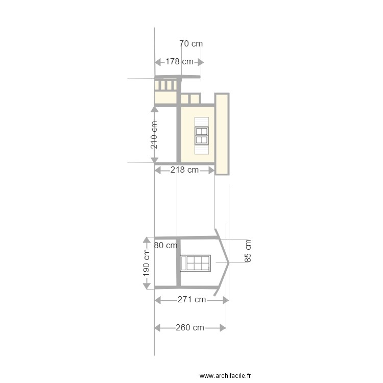 Cabane de jardin enfants 6 cote. Plan de 0 pièce et 0 m2