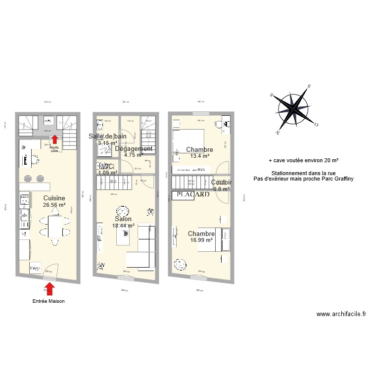 DAMIEN. Plan de 0 pièce et 0 m2