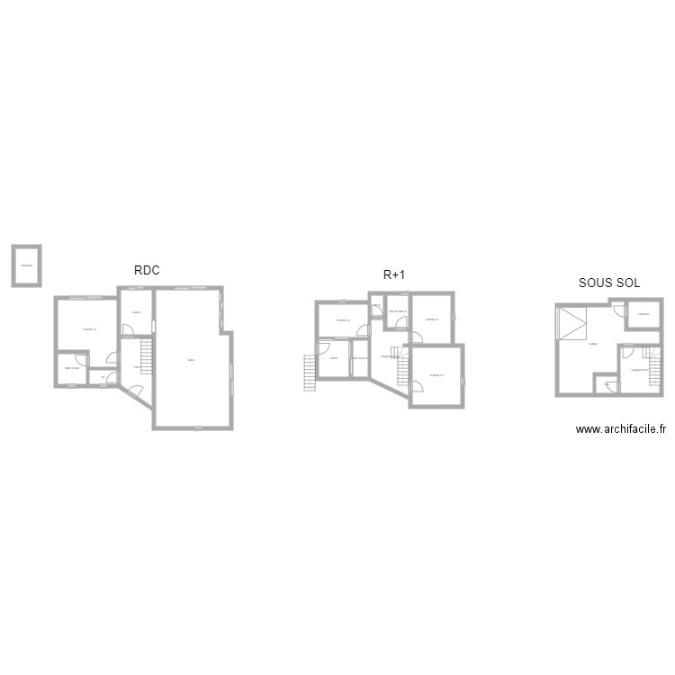 350601093. Plan de 19 pièces et 205 m2