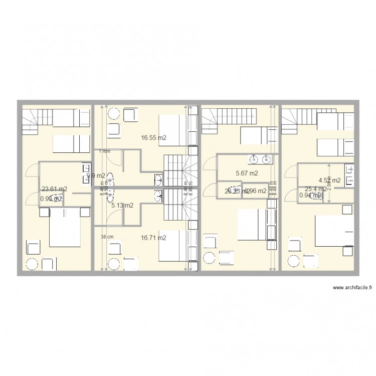 MAISON DE SATILLIEU. Plan de 0 pièce et 0 m2