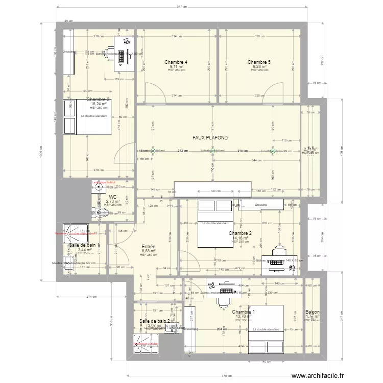 Lorient - 11ème étage . Plan de Lorient - 11ème étage . Plan de
