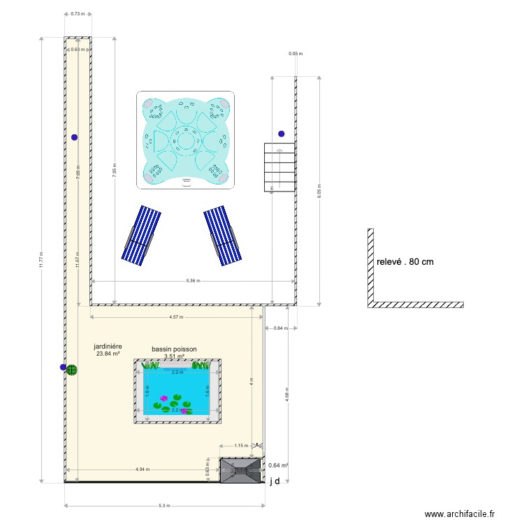 jardiniere hotel du lagoon. Plan de 0 pièce et 0 m2