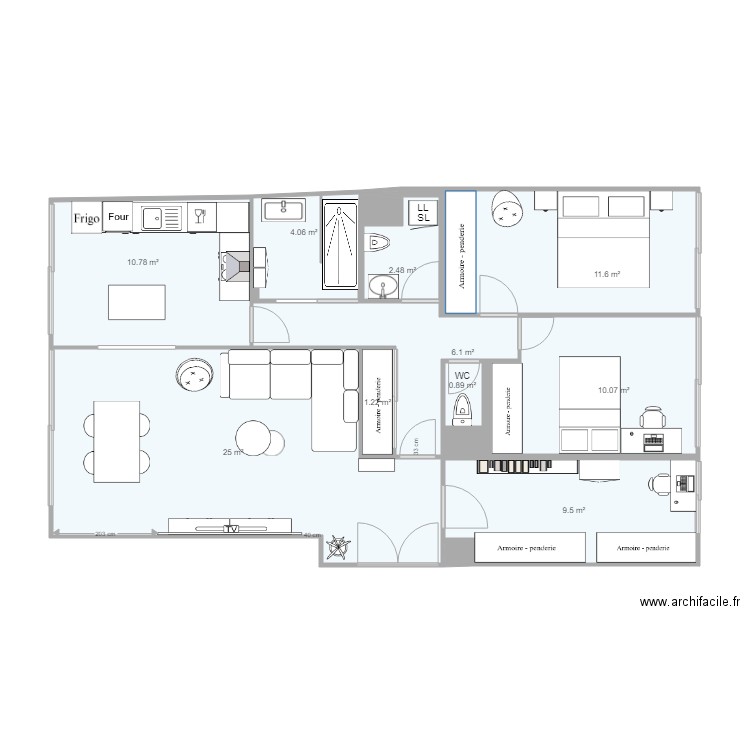 Dalia validé. Plan de 0 pièce et 0 m2