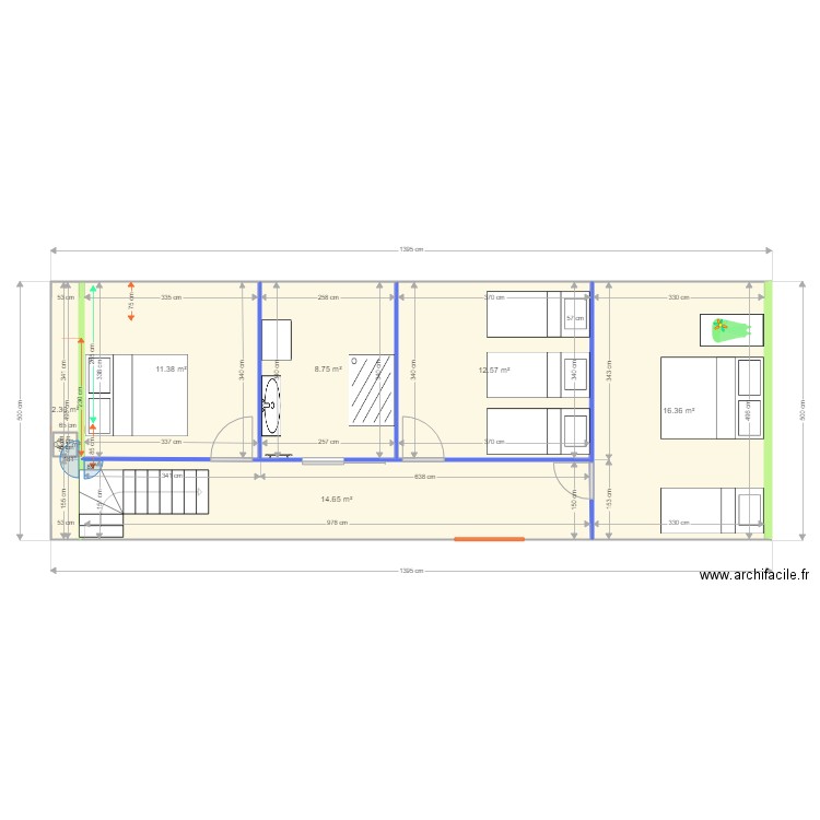 ETAGE SOPHIE ROELANDT amenag solution 1. Plan de 0 pièce et 0 m2