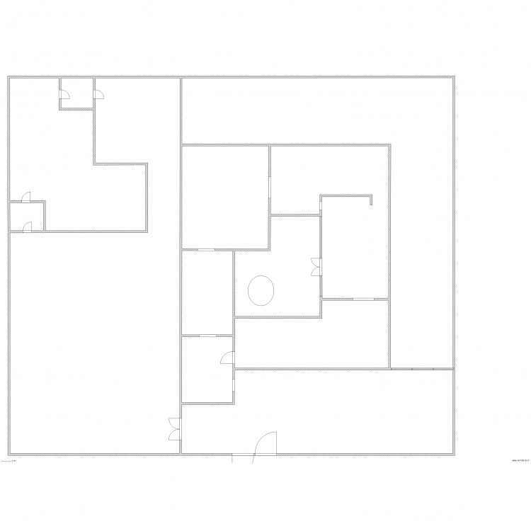 Musée. Plan de 0 pièce et 0 m2