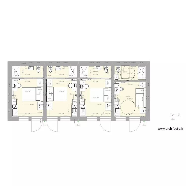 bat D perso1023. Plan de 