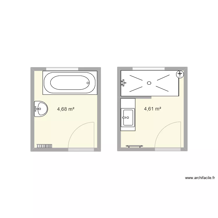 SdB FRISSARD. Plan de 