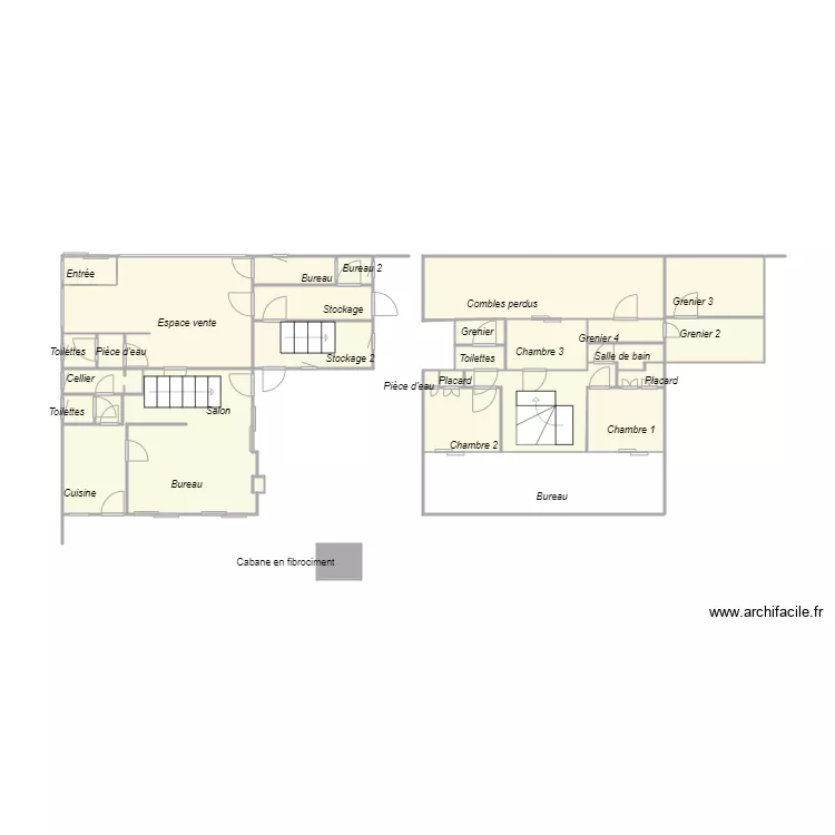 SCI AURELIEN Amiante. Plan de 