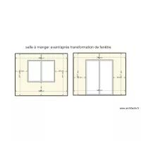 salle &agrave; manger fen&ecirc;tre &agrave; transformer