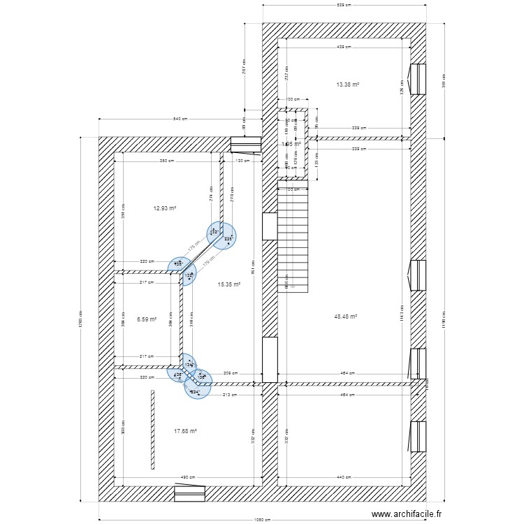 RENAUX ETAGE. Plan de 0 pièce et 0 m2