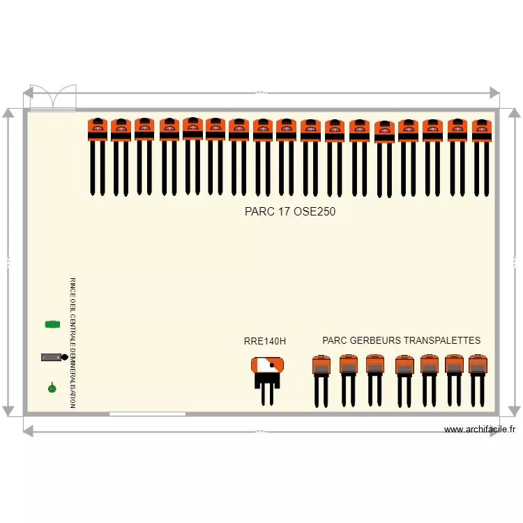 TERRE AZUR . Plan de 