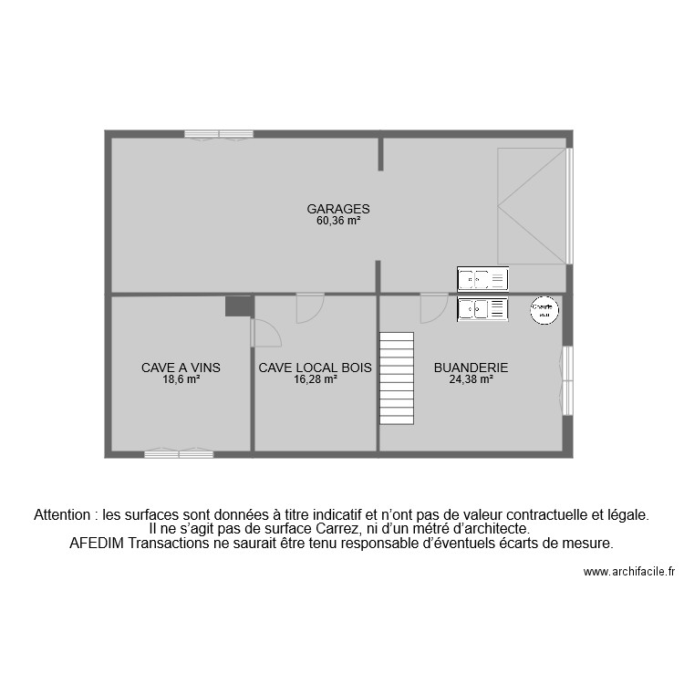 BI 6569 SOUS SOL. Plan de 0 pièce et 0 m2