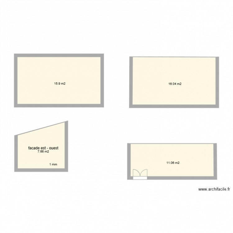 abri jardin 2 mofifier. Plan de 0 pièce et 0 m2