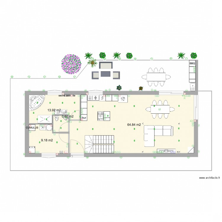 MAISON corrige. Plan de 0 pièce et 0 m2