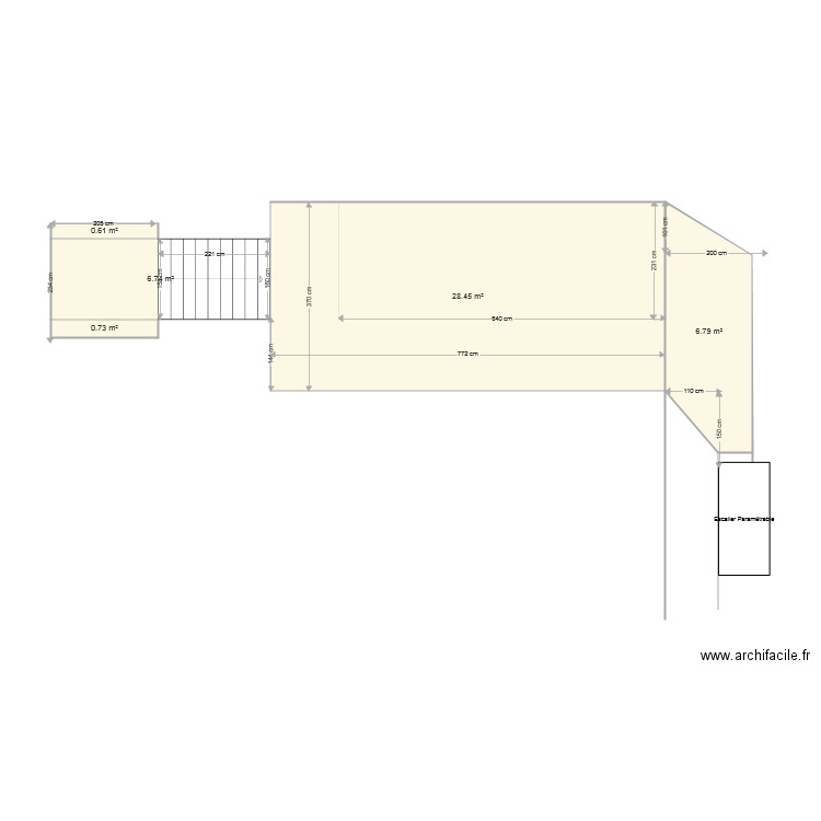 terrasse. Plan de 0 pièce et 0 m2