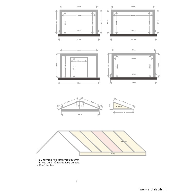 cabane de jardin. Plan de 0 pièce et 0 m2