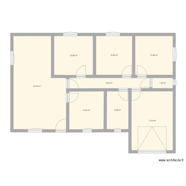 Plan maison meublé Aureliih. Plan de 0 pièce et 0 m2
