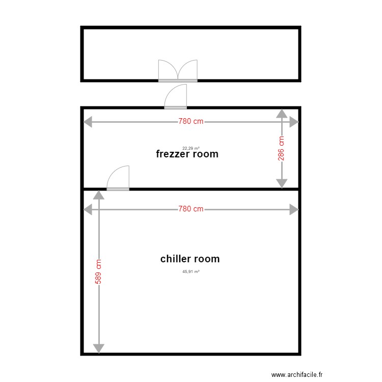 khalid alhadaby. Plan de 3 pièces et 82 m2