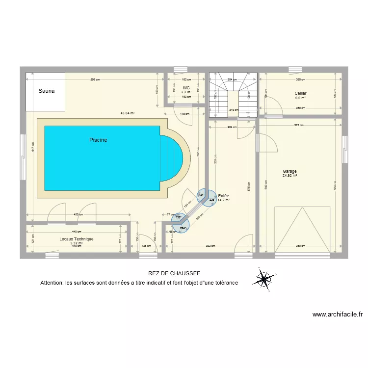 Surbourg Rez de Chaussée. Plan de Surbourg Rez de Chaussée. Plan de
