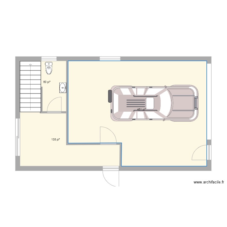 Plan Garage 3. Plan de 0 pièce et 0 m2