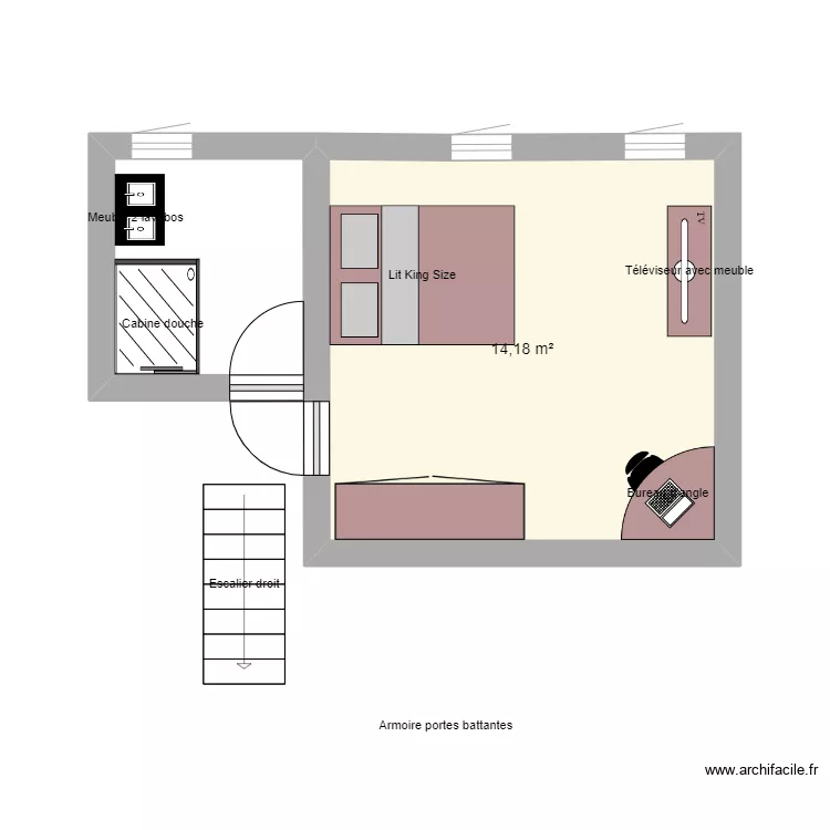 pascal 2etage 5555. Plan de 