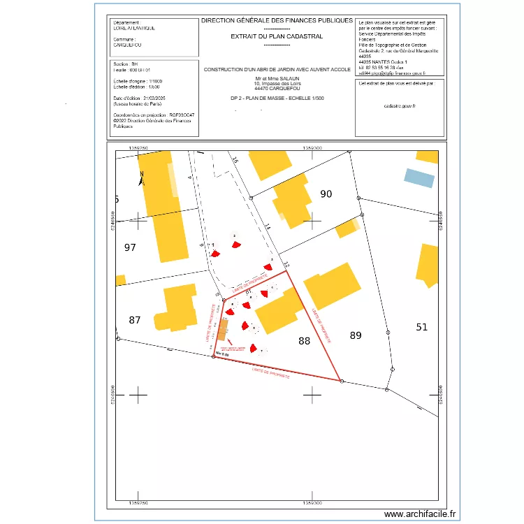 DP 2 SALAUN 2. Plan de 