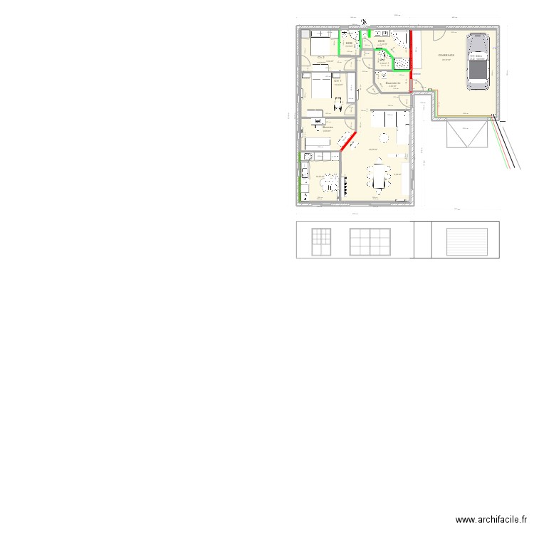 tour du crieu 62. Plan de 12 pièces et 138 m2