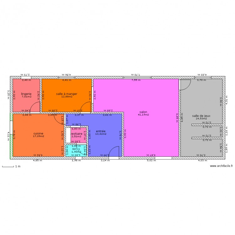 RDC essai 2. Plan de 0 pièce et 0 m2