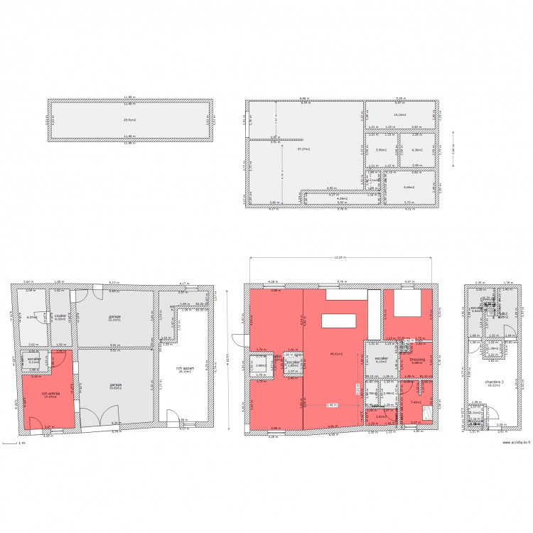 grange juin. Plan de 0 pièce et 0 m2