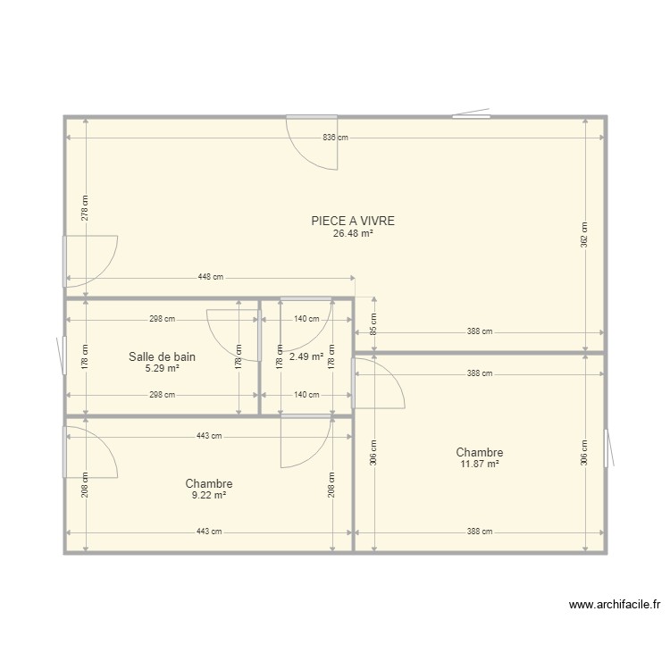 virginie VERSION TRAVAUX ALAIN STEPH. Plan de 0 pièce et 0 m2