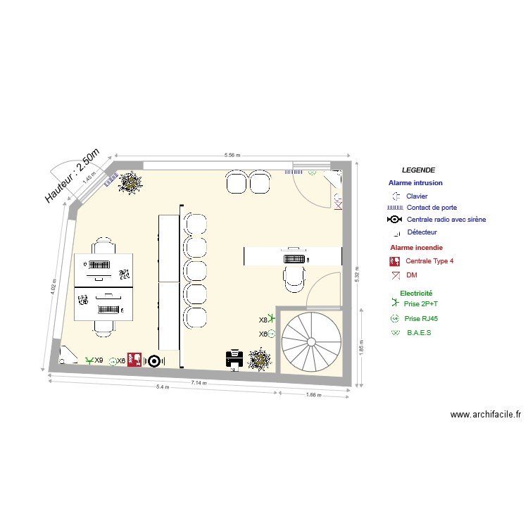 centre police RDC V2. Plan de 0 pièce et 0 m2