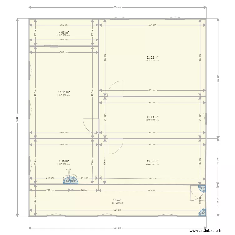 LYAUTEY 23 1ER ETAGE. Plan de LYAUTEY 23 1ER ETAGE. Plan de