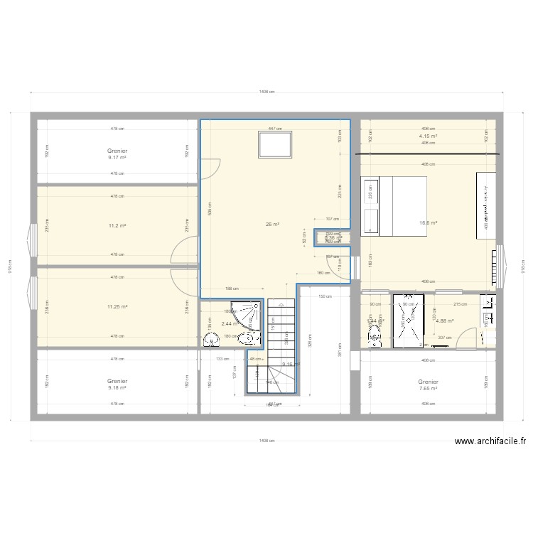 JL et ML. Plan de 0 pièce et 0 m2