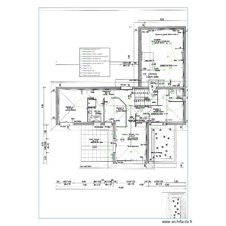 GAGNAIRE EXE 2 ETAGE. Plan de 0 pièce et 0 m2