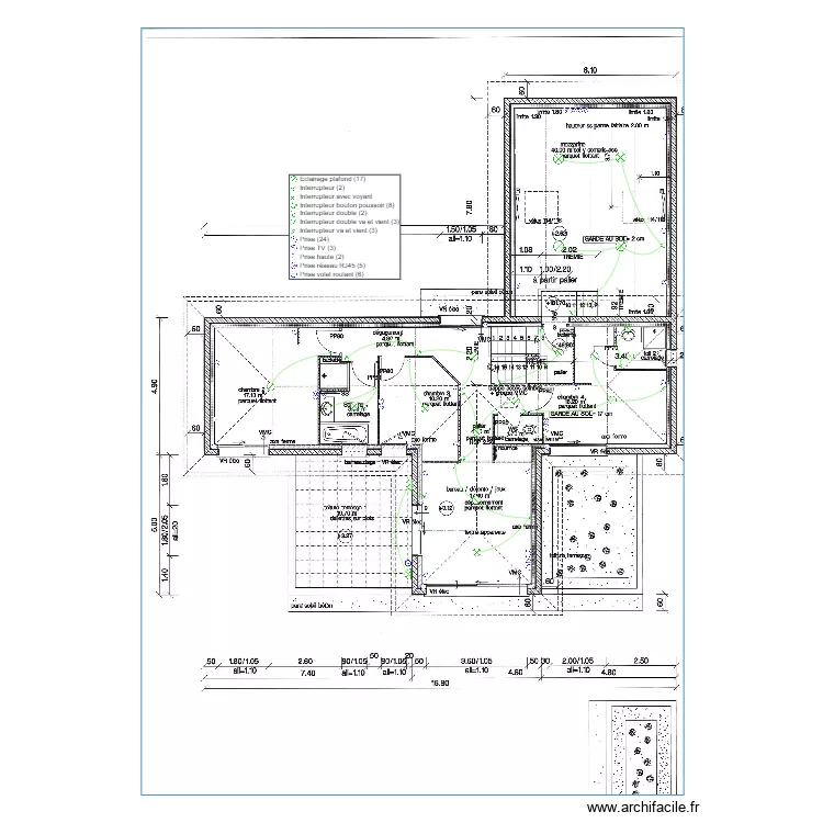 GAGNAIRE EXE 2 ETAGE. Plan de 