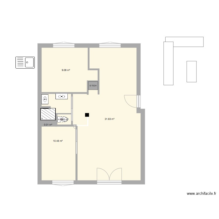 LA MUL. Plan de 0 pièce et 0 m2