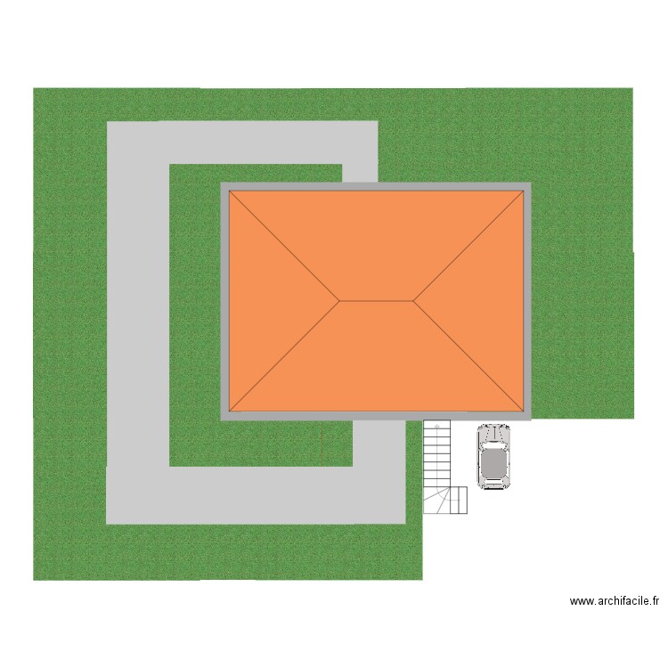 Hacquin existant. Plan de 0 pièce et 0 m2