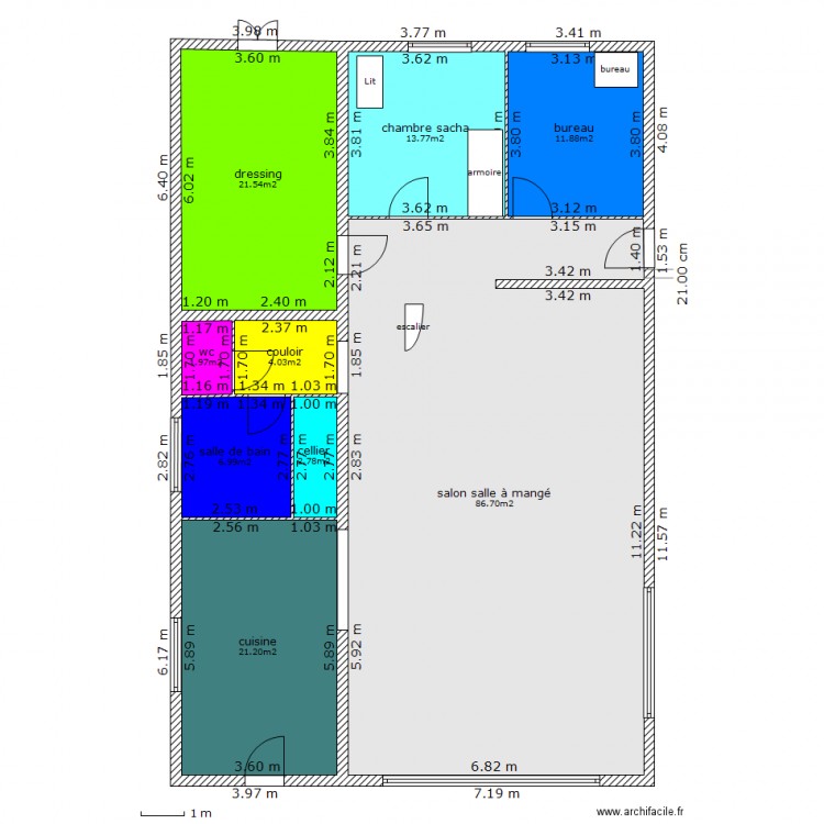 rez de ch. Plan de 0 pièce et 0 m2