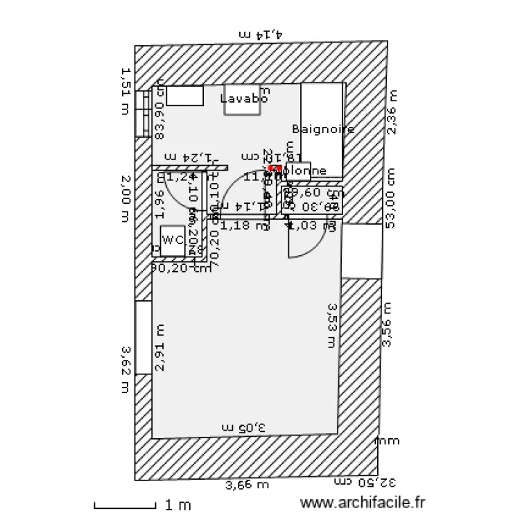 Salle de bain 2. Plan de Salle de bain 2. Plan de