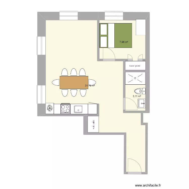 Appart Montreal. Plan de 