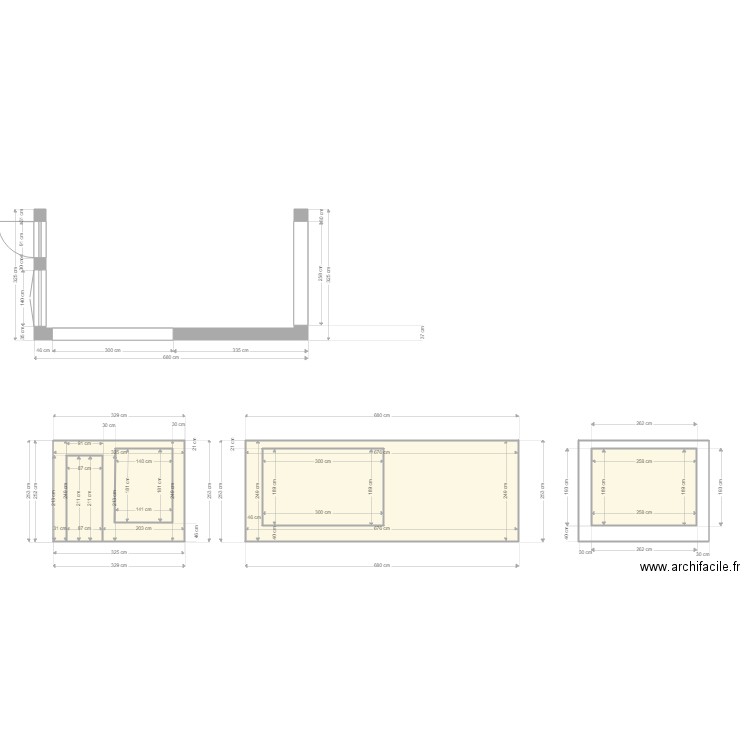 Extension Sainte Marie coupe Gablok. Plan de 0 pièce et 0 m2