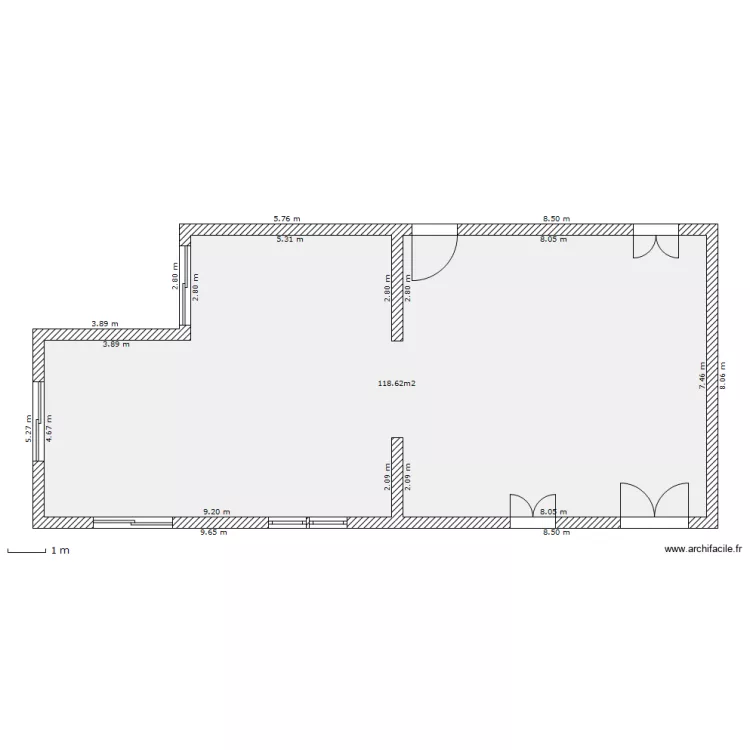 Castelnau_base. Plan de 